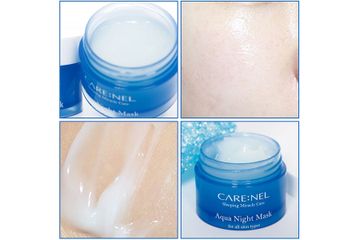 Mặt Nạ Ngủ Cấp Ẩm Care:Nel Aqua Night Mask - Gel Dưỡng Ẩm, Phục Hồi Da, Sáng Mịn, Dành Cho Da Thiếu Nước 15g