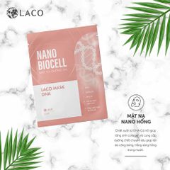 Mặt Nạ Tươi Nano Biocell Laco - Combo 6 Miếng Dưỡng Ẩm & Trẻ Hóa Da, Công Nghệ Bio-cellulose Tối Ưu Chăm Sóc Da