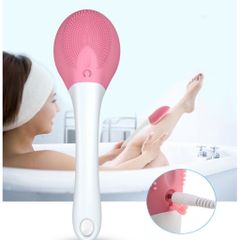 Máy Chà Lưng Silicon Kháng Khuẩn Chống Nước IPX7 - Tẩy Da Chết, Dễ Sử Dụng, Phù Hợp Với Da Nhạy Cảm, Cán Dài Tiện Lợi