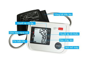 Máy Đo Huyết Áp Điện Tử Bắp Tay Boso Medicus Vital - Thiết Kế Thông Minh, Độ Bền Cao, Chứng Nhận Tiêu Chuẩn Châu Âu
