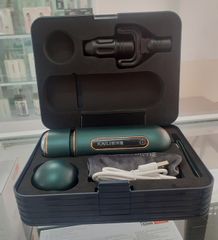 Máy massage cầm tay KASJ A6 - Thiết bị massage trị liệu 4 đầu đa năng, hỗ trợ giảm đau cơ và mệt mỏi hiệu quả