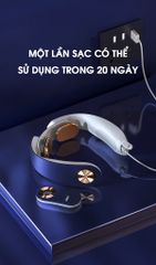 Máy Massage Cổ KASJ A1 Công Nghệ Đức - Giảm Đau Mỏi Cổ Vai, Thư Giãn Hiệu Quả, Thiết Kế Sang Trọng, Điều Khiển Từ Xa