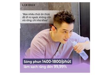 Máy tăm nước cầm tay Halio UltraClean Oral Irrigator Periwinkle - Loại bỏ 99% mảng bám thức ăn, bảo vệ sức khỏe răng miệng