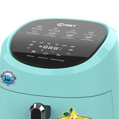 Nồi Chiên Không Dầu Comet CM6838 - Nồi Chiên Điện Tử 4L Màn Hình Cảm Ứng LED, Tiết Kiệm Thời Gian Nấu Nướng, Dễ Sử Dụng