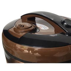 Nồi Cơm Điện Bennix BN-012RC 1.2L - Nấu và Giữ Ấm Hiệu Quả Cho Gia Đình Nhỏ, Thiết Kế Đơn Giản, Màu Đỏ và Đồng