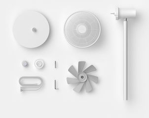 Quạt Thông Minh Xiaomi Smartmi Standing Fan 2S - Quạt Đứng Điều Khiển Qua Điện Thoại, Yên Tĩnh, 7 Cánh, Pin 2800mAh, Tinh Tế, Tiện Dụng