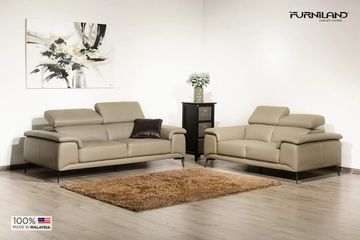 Sofa băng Elegance 61 - Thiết kế Modern Ý, 3 chỗ ngồi rộng rãi, da thật cao cấp, sang trọng cho phòng khách hiện đại.