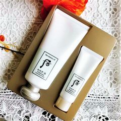 Sữa Rửa Mặt Dưỡng Trắng Cao Cấp Whoo Brightening Foam Cleanser 180ml - Làm Sáng Da, Tạo Bọt Mịn, Tặng Kèm 40ml