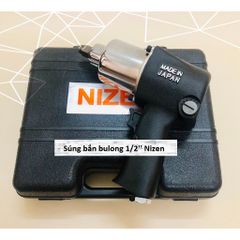Súng bắn bulong 1/2'' Nizen đen kèm bộ khẩu 13-22 - Dụng cụ sửa chữa tiện dụng, lực siết 660 N.m, tốc độ 7500 vòng/phút