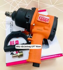 Súng Bắn Bulong 3/4'' Nizen 2 Búa - Lực Đập 2800N.m, Máy Bắn Ốc Chân Chất Lượng Cao Cho Xe Ô Tô Và Xe Máy