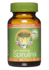 Tảo xoắn Nutrex Hawaii Hawaiian Spirulina 500mg - Thực phẩm chức năng tăng cường miễn dịch và sức khỏe toàn diện, 100% thiên nhiên
