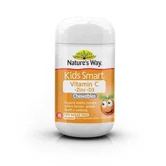 Viên nhai cho bé Nature’s Way Vitamin C + Zinc + D3