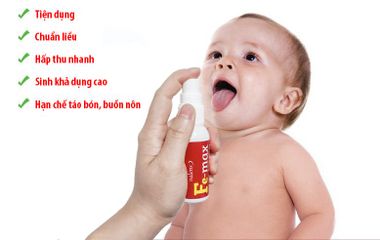 Xịt FE-MAX Oral Spray Hỗ Trợ Bổ Sung Sắt Hữu Cơ - Dạng Xịt Tiện Lợi, Hấp Thụ Nhanh Cho Người Lớn & Trẻ Em Trên 1 Tuổi