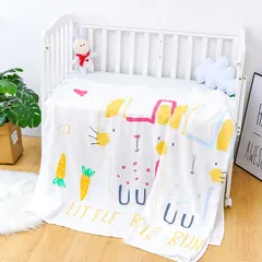 Chăn lụa 2 lớp cotton tre Pukid cho bé - Chăn mềm mịn họa tiết khủng long, ngựa pony, sư tử, thỏ, giữ ấm dễ chịu cho trẻ.