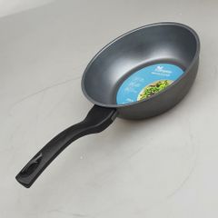 Chảo Đúc Sâu Lòng Ecoramic Hàn Quốc - Chảo Chống Dính Sang Trọng Vân Đá 18cm Dùng Cho Mọi Loại Bếp