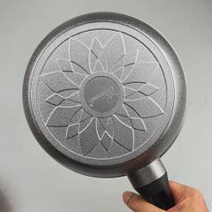 Chảo Đúc Sâu Lòng Ecoramic Hàn Quốc - Chảo Chống Dính Sang Trọng Vân Đá 18cm Dùng Cho Mọi Loại Bếp