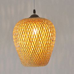 Combo 3 Đèn Lồng Mây Tre Thả Trần (2 Dài + 1 Ngắn) - Trang Trí Độc Đáo Phòng Khách, Phòng Ngủ, Quán Cafe