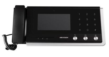 Điện Thoại Video Giám Sát Trung Tâm IP Hikvision DS-KM8301 - Màn Hình Cảm Ứng 7 Inch, Hỗ Trợ Camera, Không Gây Tiếng Ồn
