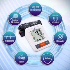 Máy Đo Huyết Áp Bắp Tay CHIDO PG-800B31 - Công Nghệ INTELLISENSE Nhật Bản, Lưu Trữ 99 Kết Quả, Đo Nhanh Chóng và Chính Xác.