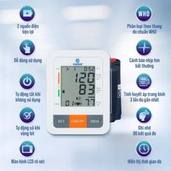 Máy Đo Huyết Áp Bắp Tay CHIDO PG-800B31 - Công Nghệ INTELLISENSE Nhật Bản, Lưu Trữ 99 Kết Quả, Đo Nhanh Chóng và Chính Xác.