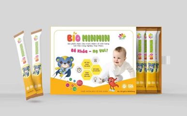 Men Tiêu Hóa Biominmin - Hỗ Trợ Tăng Đề Kháng và Miễn Dịch Cho Trẻ Em, Bổ Sung Lợi Khuẩn và Vitamin, Hộp 20 Gói