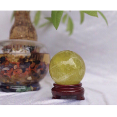 Quả Cầu Phong Thủy Mini Đá Tự Nhiên Đủ Màu - Quà Tặng May Mắn Cho Người Mệnh Kim, Mộc, Thủy, Hỏa, Thổ