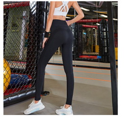 Quần Legging Dài Cạp Cao Tập Gym Nữ - Chất Vải Dệt Kim Co Giãn Thoáng Mát, Thích Hợp Tập Yoga, Aerobic, Mặc Tôn Dáng