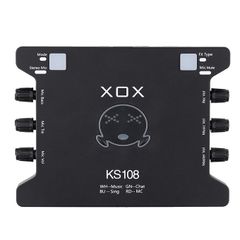 Sound Card XOX KS108 chuyên dùng cho thu âm, Livestream