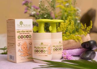 Sữa Tắm Trẻ Em I'm Nature 120ml - Hỗ Trợ Ngừa Rôm Sảy, Làm Mát Da, An Toàn Cho Bé, Với Tinh Dầu Thiên Nhiên