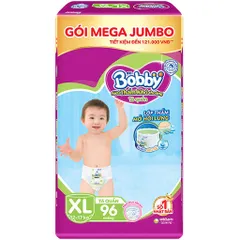 Tã quần Bobby Mega Jumbo size XL92/XXL84
