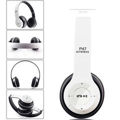 Tai Nghe Chụp Tai Bluetooth P47 - Âm Thanh Sống Động, Bass Mạnh, Kết Nối Không Dây Tiện Lợi cho Smartphone và Laptop
