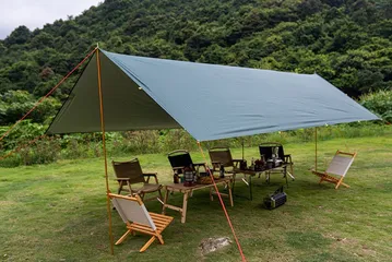 Tấm tăng lều dã ngoại cắm trại du lịch ngoài trời kèm dây căng chống nắng, mưa