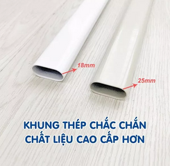 Thanh Chặn Giường Umoo UM-088 - Thiết Kế Dạng Trượt Khung Thép Chắc Chắn, An Toàn Cho Trẻ Em, Dễ Lắp Đặt, Nhiều Kích Thước