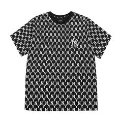 Áo Phông MLB Monogram Allover Overfit Short Sleeve T-Shirt New York Yankees Black