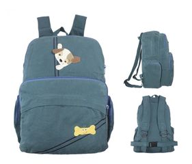 Balo Đi Học Vải Mộc Petshop DOBG-248 - Balo Trẻ Em Hình Thú Dễ Thương, Thiết Kế Thoải Mái, Đựng Đồ Tối Ưu