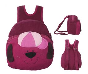 Balo vải mộc Petshop DBG-595 cho bé - Balo đi học nhiều ngăn, hình thú dễ thương, chất liệu bền đẹp, nhiều màu sắc hấp dẫn