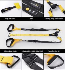 Bộ dây tập thể lực đa năng TRX P1 Suspension - Giải pháp tập luyện toàn thân tại nhà với thiết kế nhỏ gọn và chất liệu bền bỉ
