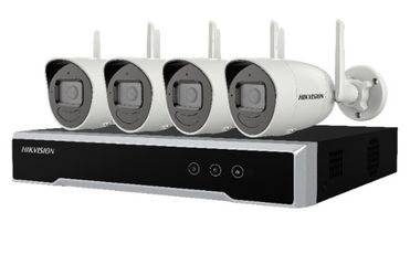 Bộ Kit Camera IP Wifi 2MP Hikvision NK42W0H - 4 Camera Hình Trụ + Đầu Ghi NVR 4 Kênh, Kết Nối Dễ Dàng, Tầm Nhìn Ban Đêm 30m