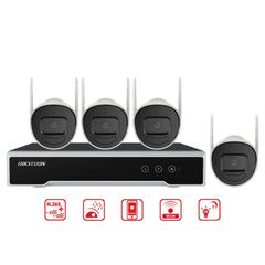 Bộ Kit Wifi Camera IP 4MP Hikvision NK44W0H - 4 Camera Wifi và Đầu Ghi NVR 4 Kênh - Giải Pháp An Ninh Gia Đình, Văn Phòng