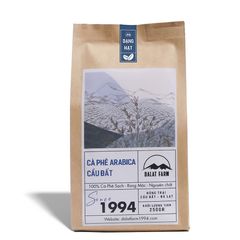 Cà phê Arabica Cầu Đất DaLat Farm rang xay mộc nguyên chất dạng hạt