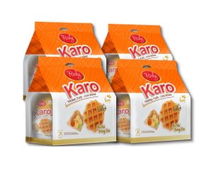 Combo 4 bịch bánh Karo trứng tươi - chà bông phô mai Hoàng Kim