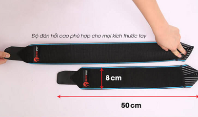 Dây Quấn Bảo Vệ Cổ Tay Đa Năng Đại Việt QT033 - Chất Liệu Cao Cấp Hỗ Trợ Tập Gym, Giảm Chấn Thương Khi Tập Nặng