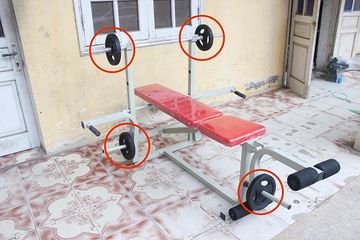 Giàn Tạ Có Ép Đại Việt GT00006 - Dụng Cụ Tập Gym Đa Năng Tại Nhà, Hỗ Trợ Đẩy Tạ, Tập Cơ Bụng, Chân, Vai