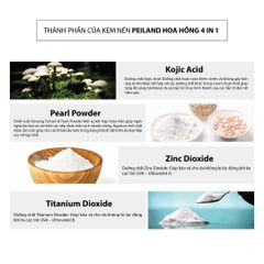 Kem Nén Peiland Hoa Hồng 4in1 Whitening Cream UV/30 - Kem Dưỡng Trắng Da, Chống Nắng, Làm Nền Trang Điểm Từ Thiên Nhiên