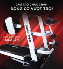 Máy Chạy Bộ Điện Đại Việt DV-S202M 2.5 HP - Treadmill Đa Chức Năng Tập Luyện Hiệu Quả Tại Nhà, Hỗ Trợ Giảm Cân và Thân Hình Đẹp