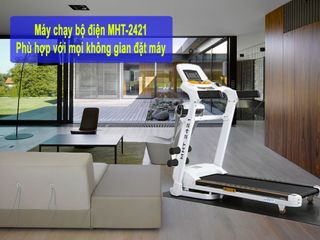 Máy Chạy Bộ Điện Mofit MHT-2421M - Khung Chắc Chắn, Đầu Massage, Tập Tại Nhà, 2.5HP, Giảm Chấn, Phù Hợp Gia Đình