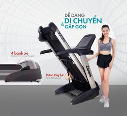 Máy Chạy Bộ Điện Zasami KZ-559 - Dụng Cụ Tập Thể Dục Tại Nhà Với Động Cơ 3.0HP, Chương Trình Tập Luyện Đa Dạng, Thiết Kế Gọn Nhẹ