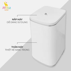 Máy Giặt Mini Moaz BéBé MB-036 - Thiết Kế Hiện Đại, Tiết Kiệm Diện Tích, Giặt Nóng, Lồng 3kg - Phù Hợp Gia Đình Nhỏ