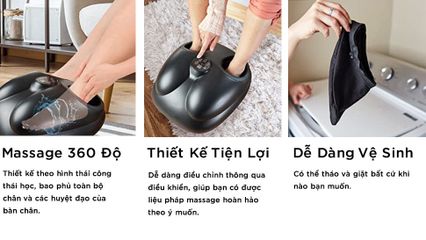 Máy massage chân KINGTECH KL-616 - Thiết bị mát-xa chuyên sâu cải thiện tuần hoàn, giảm căng thẳng, hỗ trợ thư giãn tuyệt vời cho sức khỏe.