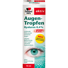 Nước nhỏ mắt Doppelherz Augen-Tropfen Hyaluron 0,4% Extra